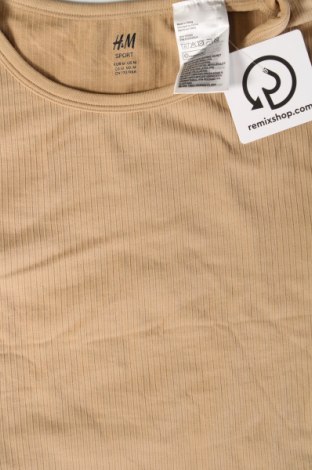 Damen Shirt H&M Sport, Größe M, Farbe Beige, Preis 9,49 €