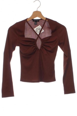 Damen Shirt New Look, Größe XXS, Farbe Braun, Preis € 6,49