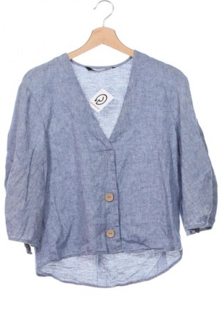 Damen Shirt Zara, Größe XS, Farbe Blau, Preis € 6,49