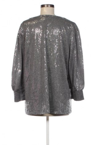 Damen Shirt Zizzi, Größe XL, Farbe Silber, Preis 12,99 €