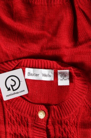 Damen Strickjacke Baxter & Wells, Größe M, Farbe Rot, Preis € 12,99