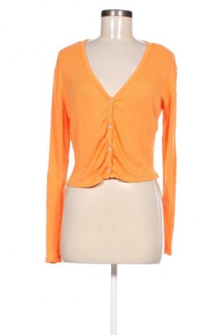 Damen Strickjacke Zara, Größe M, Farbe Orange, Preis 14,00 €