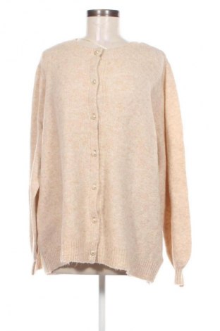 Damen Strickjacke Zizzi, Größe L, Farbe Beige, Preis 33,99 €