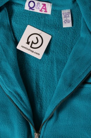 Damen Fleece Shirt Q&A, Größe L, Farbe Blau, Preis 6,49 €