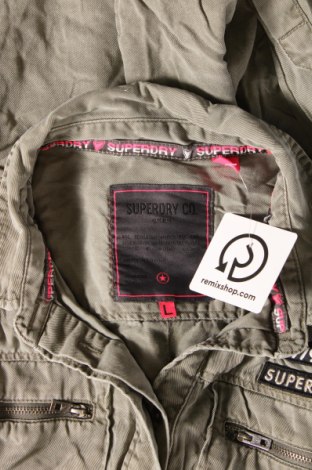 Γυναικείο πουκάμισο Superdry, Μέγεθος L, Χρώμα Πράσινο, Τιμή 8,99 €