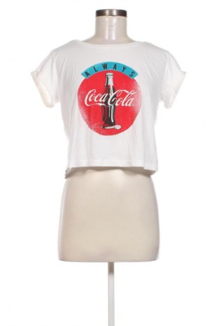 Damski T-shirt Coca Cola, Rozmiar S, Kolor Biały, Cena 22,99 zł