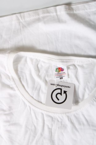 Γυναικείο t-shirt Fruit Of The Loom, Μέγεθος XL, Χρώμα Λευκό, Τιμή 3,99 €