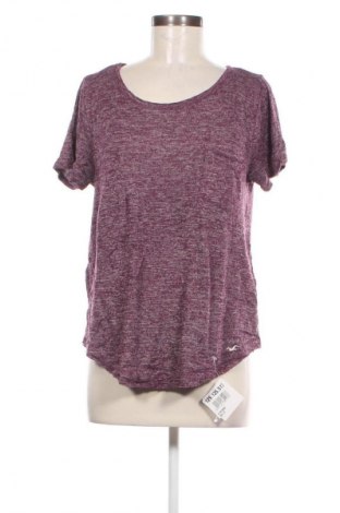 Damen T-Shirt Hollister, Größe L, Farbe Lila, Preis € 9,99