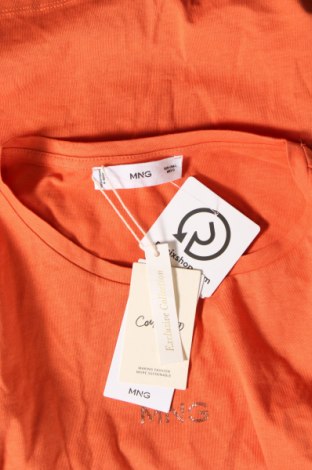 Damski T-shirt Mango, Rozmiar L, Kolor Pomarańczowy, Cena 45,70 zł