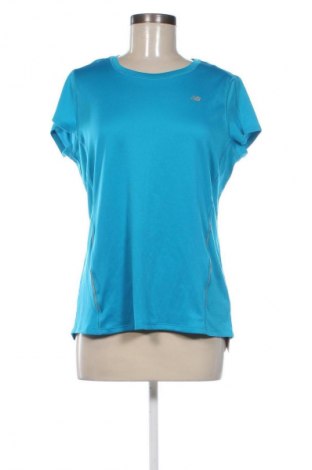 Γυναικείο t-shirt New Balance, Μέγεθος XL, Χρώμα Μπλέ, Τιμή 13,81 €