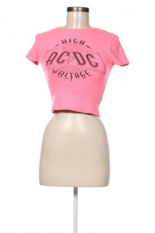 Damen T-Shirt Pull&Bear, Größe S, Farbe Rosa, Preis € 6,49