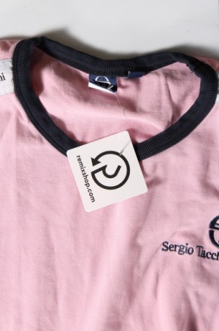 Γυναικείο t-shirt Sergio Tacchini, Μέγεθος M, Χρώμα Ρόζ , Τιμή 10,99 €