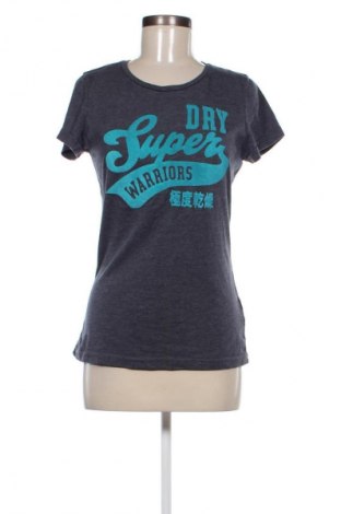 Damen T-Shirt Superdry, Größe L, Farbe Grau, Preis 5,99 €