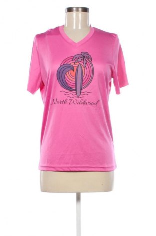 Damen T-Shirt Team, Größe M, Farbe Rosa, Preis € 3,99