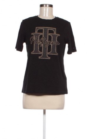 Γυναικείο t-shirt Tommy Hilfiger, Μέγεθος S, Χρώμα Μαύρο, Τιμή 28,99 €