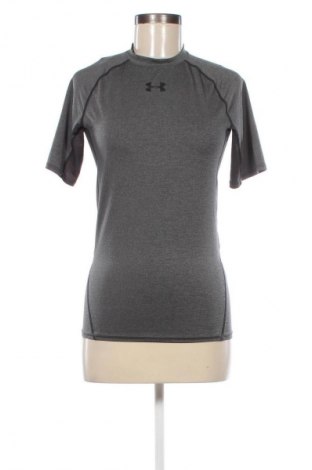 Γυναικείο t-shirt Under Armour, Μέγεθος M, Χρώμα Γκρί, Τιμή 15,49 €