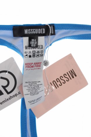 Dámske plavky  Missguided, Veľkosť XXS, Farba Modrá, Cena  15,86 €