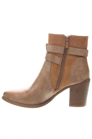 Damen Stiefeletten, Größe 38, Farbe Beige, Preis € 15,99