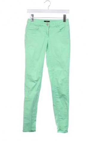 Damskie jeansy H&M, Rozmiar XS, Kolor Zielony, Cena 26,99 zł