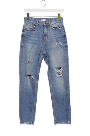 Damskie jeansy H&M, Rozmiar XS, Kolor Niebieski, Cena 36,99 zł