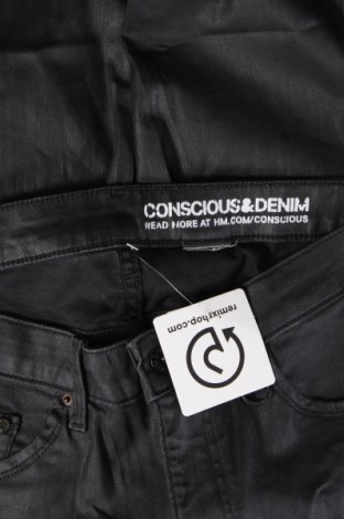 Blugi de femei H&M Conscious Collection, Mărime S, Culoare Negru, Preț 43,99 Lei