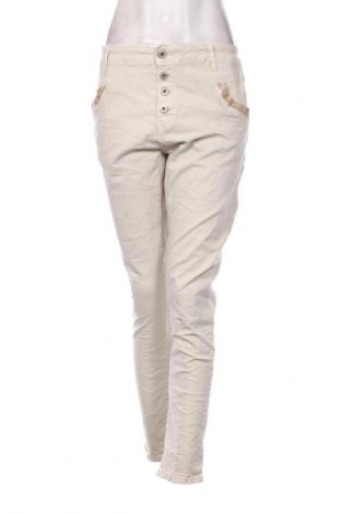 Damen Jeans KAROSTAR, Größe XL, Farbe Beige, Preis 9,49 €