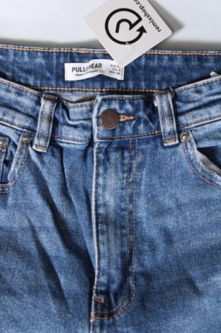 Blugi de femei Pull&Bear, Mărime S, Culoare Albastru, Preț 48,99 Lei