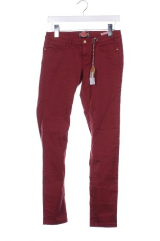 Damskie jeansy Retro Jeans, Rozmiar S, Kolor Czerwony, Cena 213,79 zł