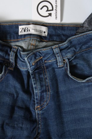 Дамски дънки Zara, Размер XS, Цвят Син, Цена 27,49 лв.