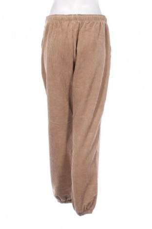 Pantaloni de velvet de femei, Mărime S, Culoare Bej, Preț 95,99 Lei