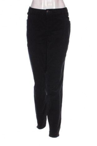 Pantaloni de velvet de femei Yessica, Mărime XL, Culoare Negru, Preț 33,99 Lei