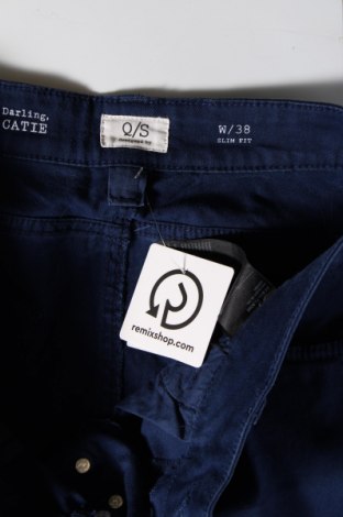 Pantaloni scurți de femei Q/S by S.Oliver, Mărime L, Culoare Albastru, Preț 78,99 Lei