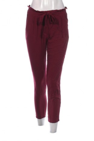 Pantaloni de femei Ambiance Apparel, Mărime M, Culoare Roșu, Preț 48,99 Lei