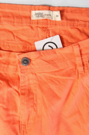 Damenhose Janina Denim, Größe 4XL, Farbe Orange, Preis 10,49 €