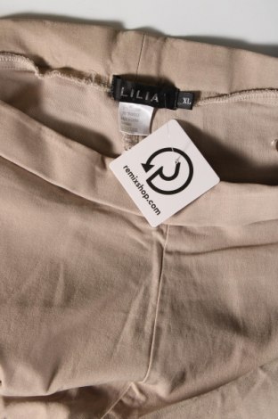 Pantaloni de femei Lilia, Mărime L, Culoare Bej, Preț 68,99 Lei