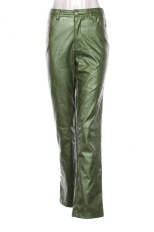 Pantaloni de femei NA-KD, Mărime S, Culoare Verde, Preț 35,99 Lei