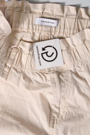 Pantaloni de femei Reserved, Mărime S, Culoare Bej, Preț 34,99 Lei