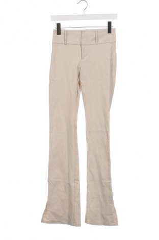 Pantaloni de femei Stradivarius, Mărime XS, Culoare Ecru, Preț 74,00 Lei