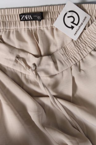 Damenhose Zara, Größe M, Farbe Beige, Preis 18,99 €