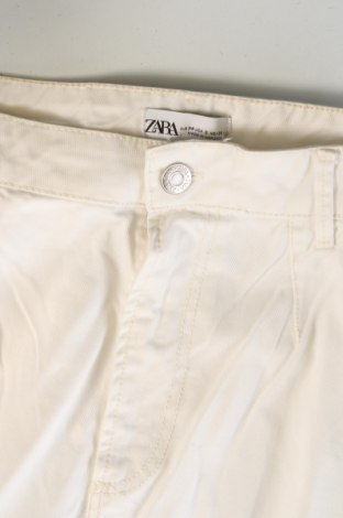 Pantaloni de femei Zara, Mărime XS, Culoare Alb, Preț 41,99 Lei