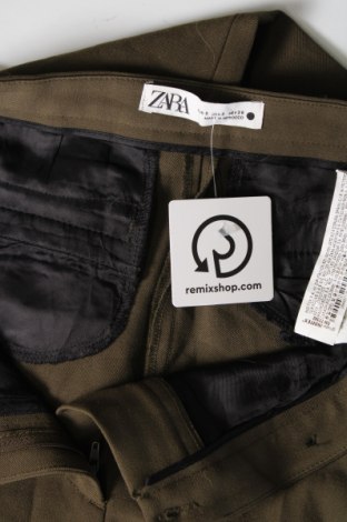 Pantaloni de femei Zara, Mărime S, Culoare Verde, Preț 31,99 Lei