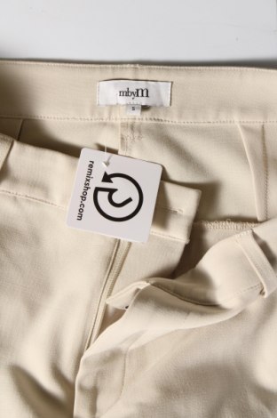 Pantaloni de femei mbyM, Mărime S, Culoare Ecru, Preț 111,99 Lei