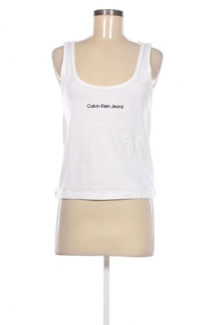 Damentop Calvin Klein Jeans, Größe L, Farbe Weiß, Preis € 45,99
