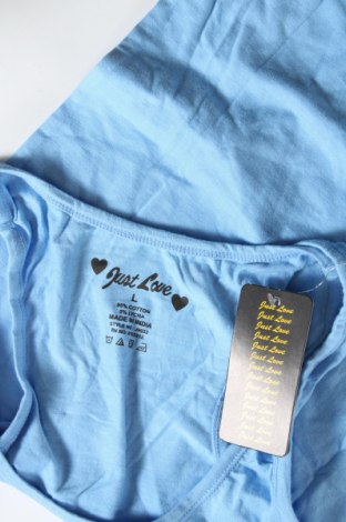 Damentop Just Love, Größe L, Farbe Blau, Preis 12,99 €