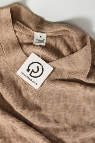 Damenpullover 17 & Co., Größe M, Farbe Beige, Preis € 10,49