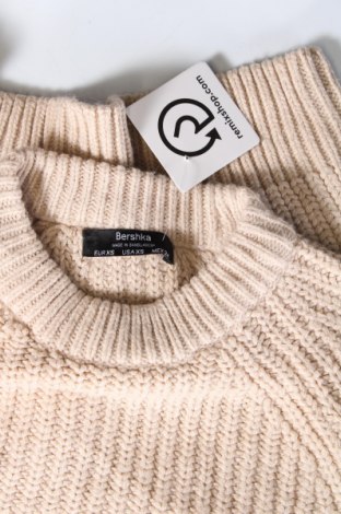 Damenpullover Bershka, Größe XS, Farbe Beige, Preis 20,49 €