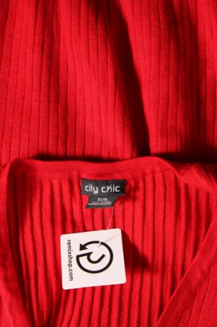 Damenpullover City Chic, Größe XS, Farbe Rot, Preis € 10,49