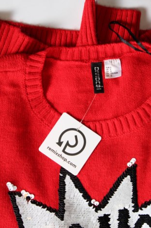 Damenpullover H&M Divided, Größe L, Farbe Rot, Preis € 9,49