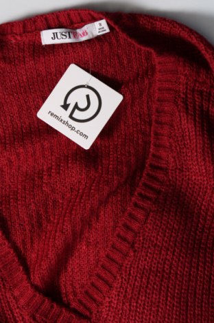 Damenpullover Justfab, Größe XL, Farbe Rot, Preis 20,49 €