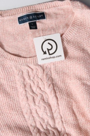 Damenpullover Karen Scott, Größe L, Farbe Rosa, Preis 4,99 €